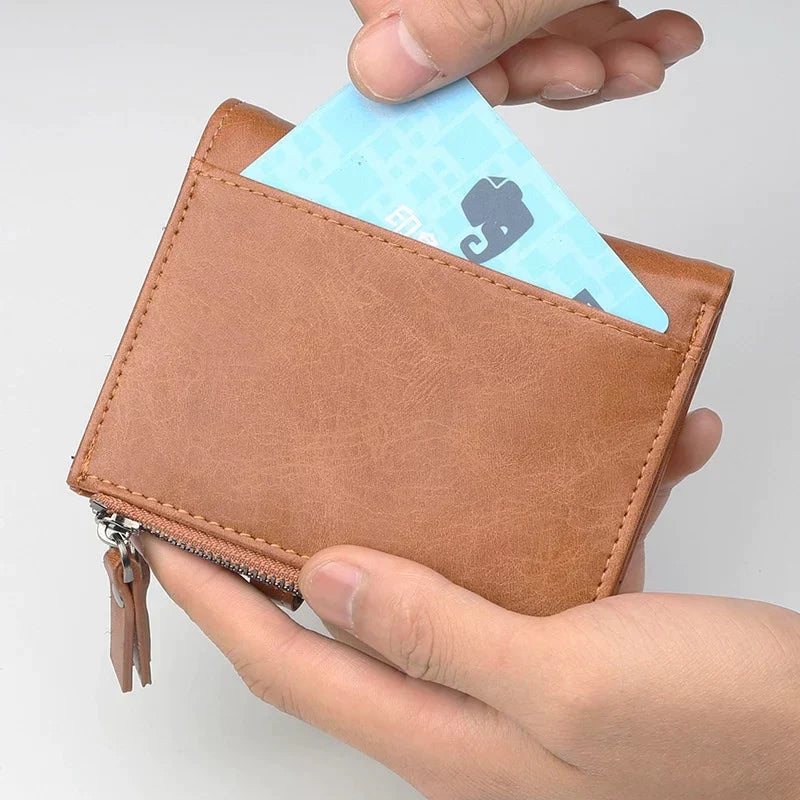 Original Buffalo Leather Trifold Wallet (Premium Crafted)
