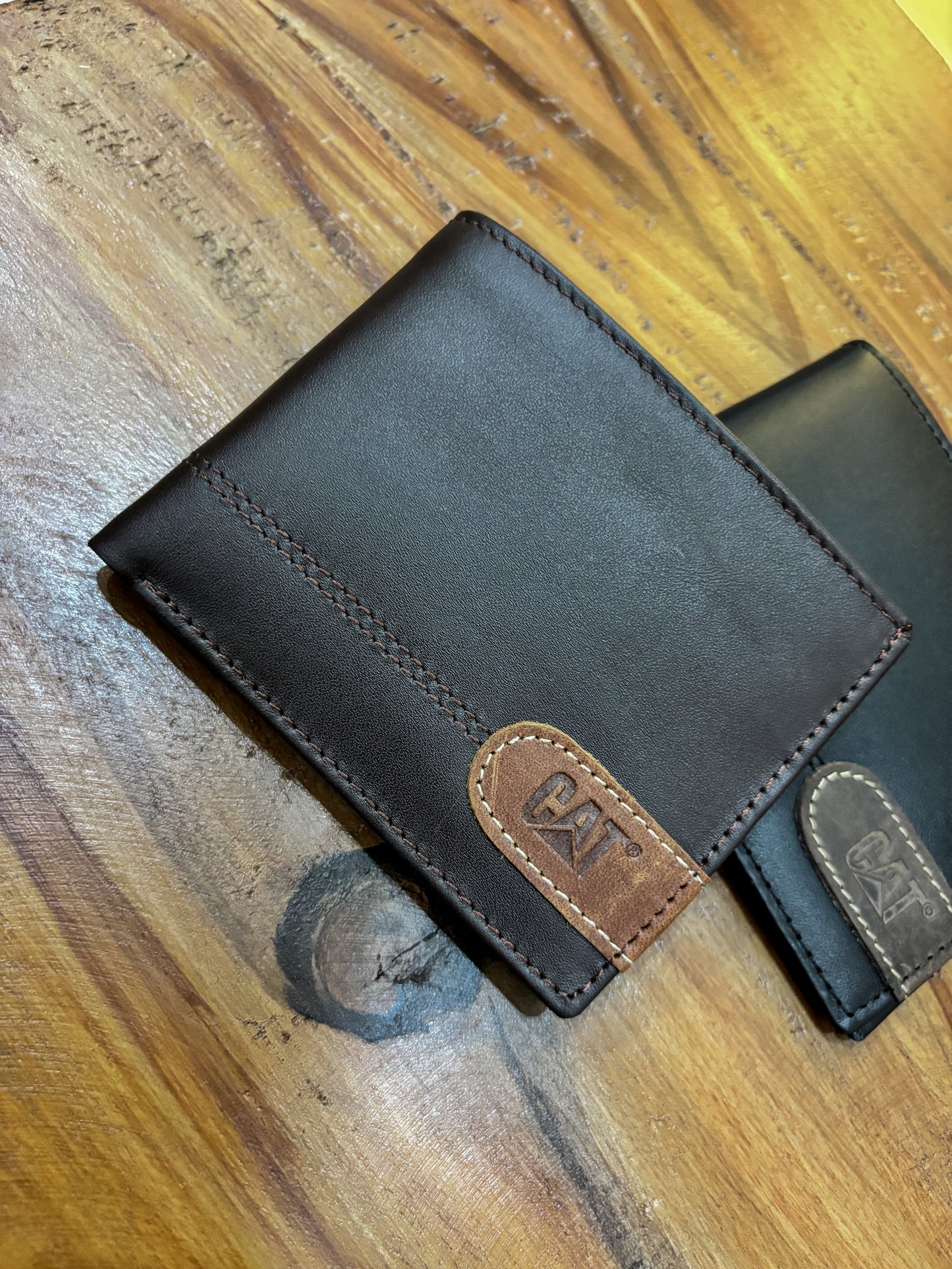 Branded Cat Leather Wallet