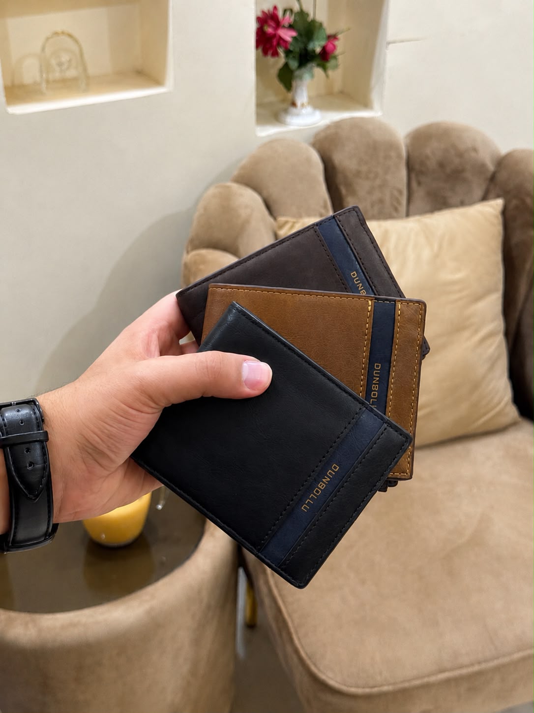 NEW PREMIUM DUNBOLLU LEATHER WALLET