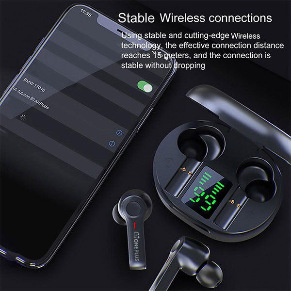 0NE PIus LED Display Wireless Earbuds