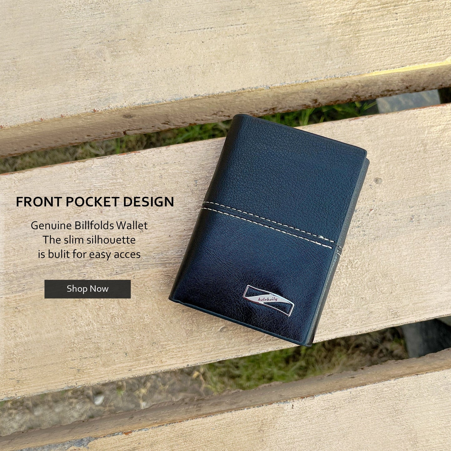 New Luxury Trifold Leather Wallet