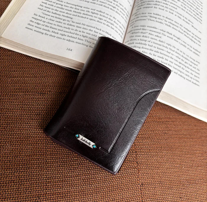 Balebaily Classic Leather Trifold Wallet