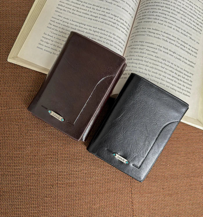 Balebaily Classic Leather Trifold Wallet