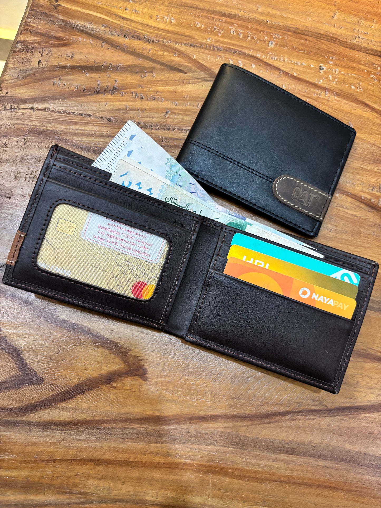 Branded Cat Leather Wallet