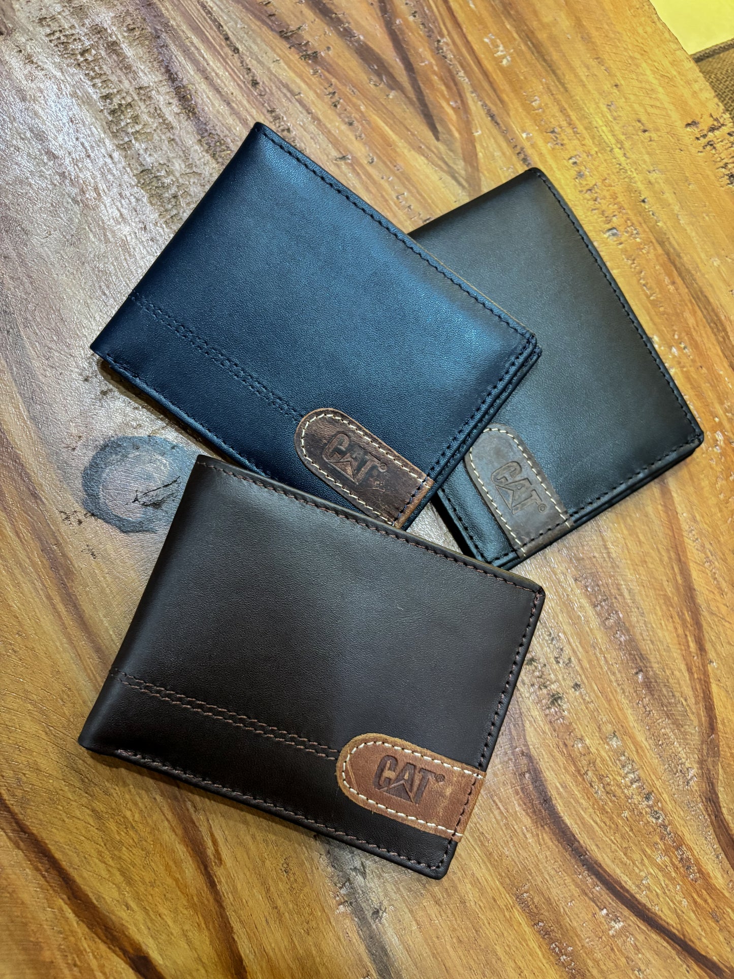 Branded Cat Leather Wallet