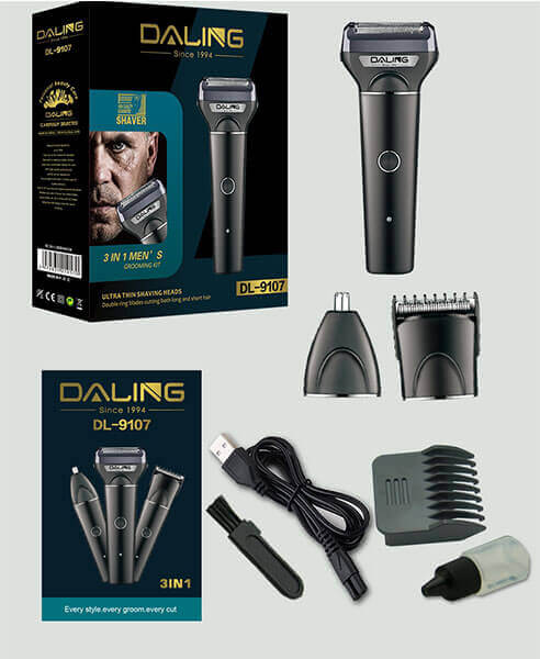 Daling 3in1 Professional Rechargeable Shaver(Imported)