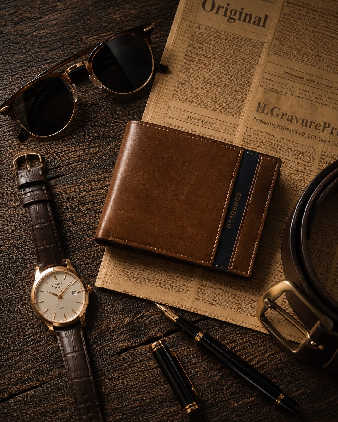 NEW PREMIUM DUNBOLLU LEATHER WALLET