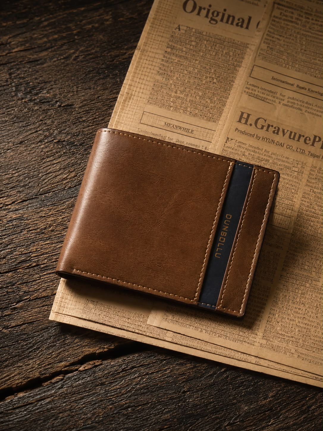 NEW PREMIUM DUNBOLLU LEATHER WALLET