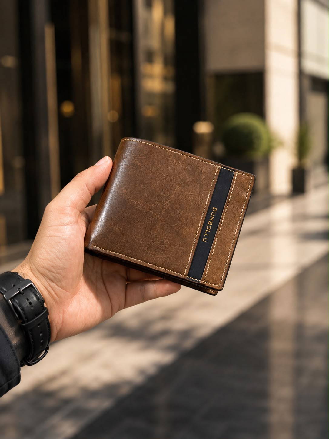 NEW PREMIUM DUNBOLLU LEATHER WALLET